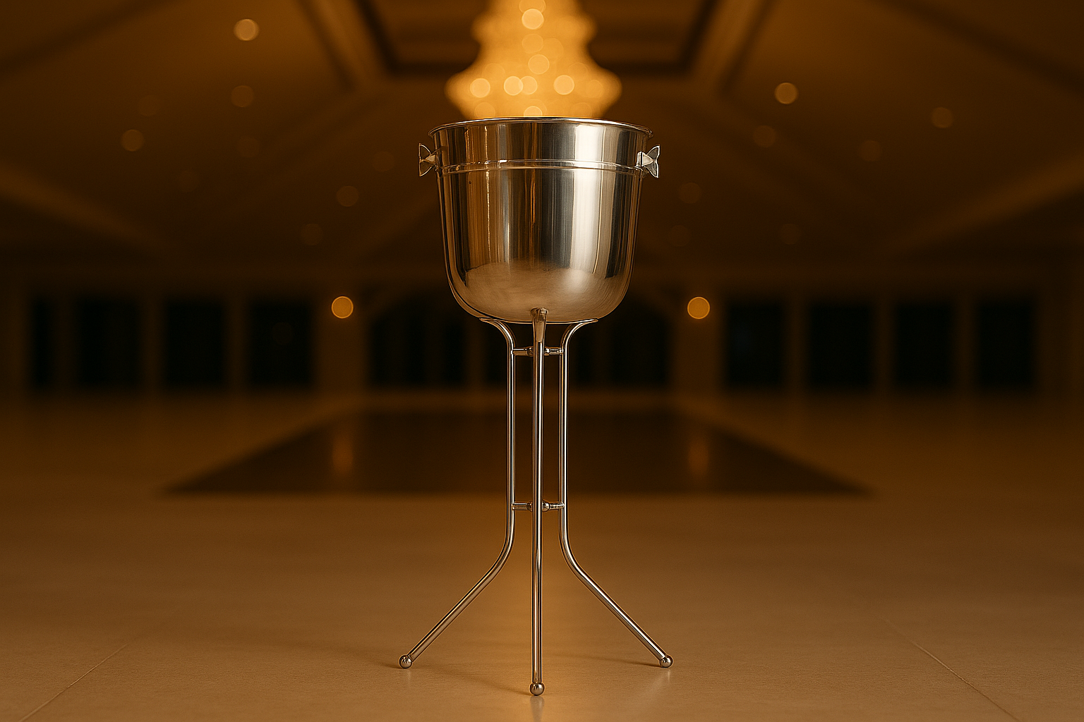 Imagen principal del producto Enfriador de Vino en Base Alta Cromada.