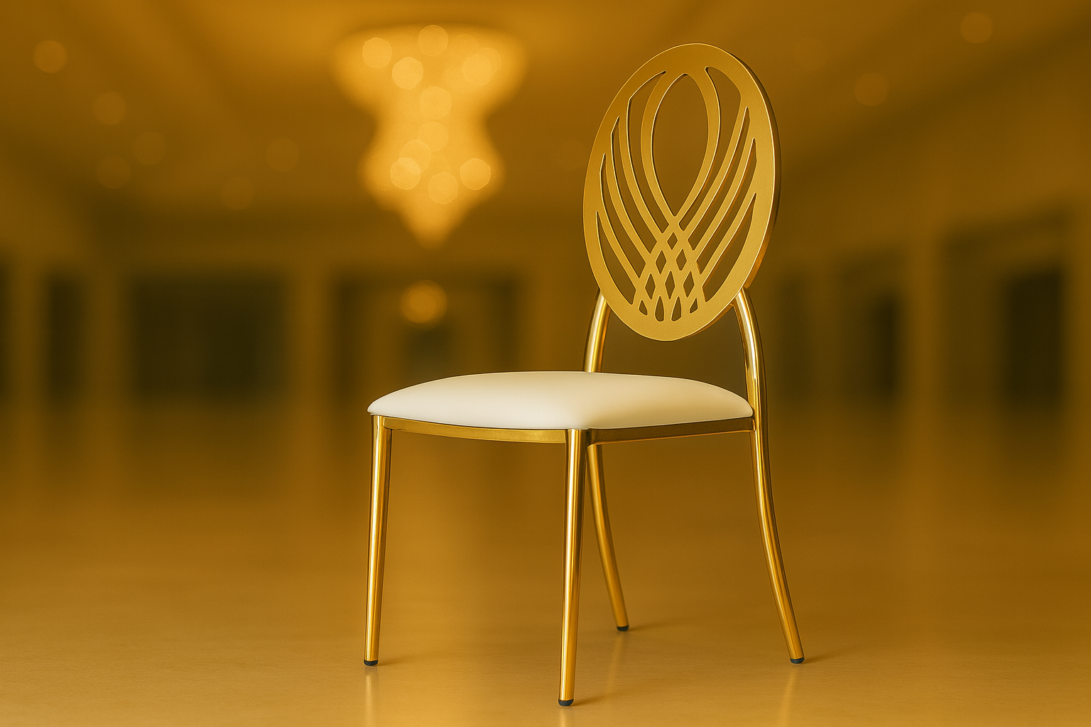 Imagen principal del producto Silla Crown Gold.